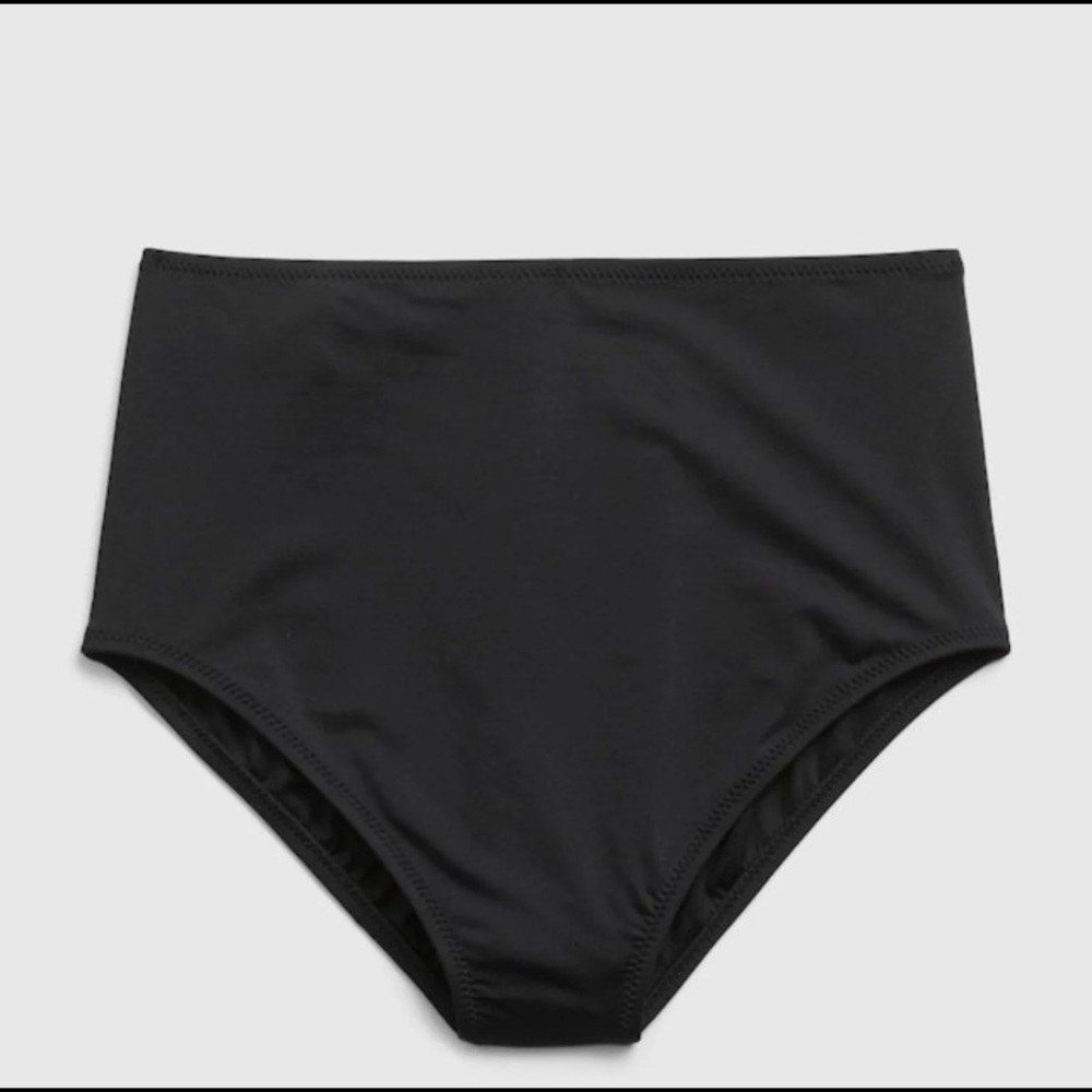 High rise bikini bottom